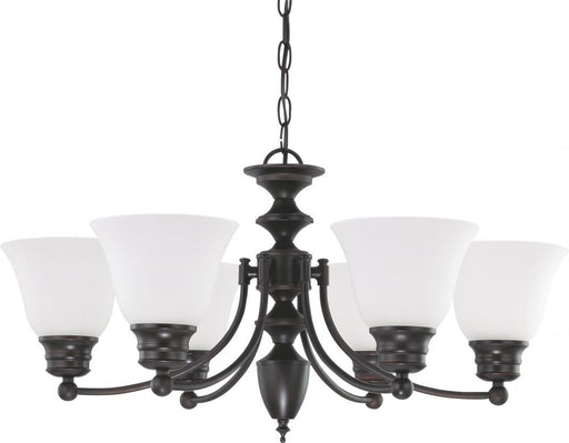 EMPIRE 6 LIGHT 26" CHANDELIER