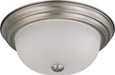 2 LIGHT 13" FLUSH MOUNT