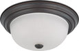 2 LIGHT ES 13" FLUSH MOUNT