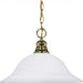 1 LT HANGING DOME PENDANT