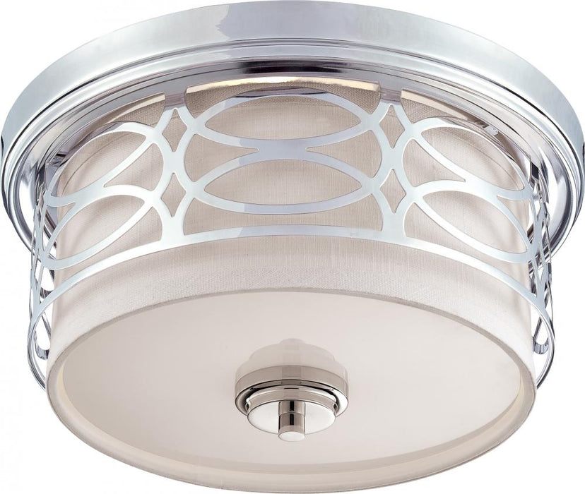 HARLOW 2 LIGHT FLUSH DOME