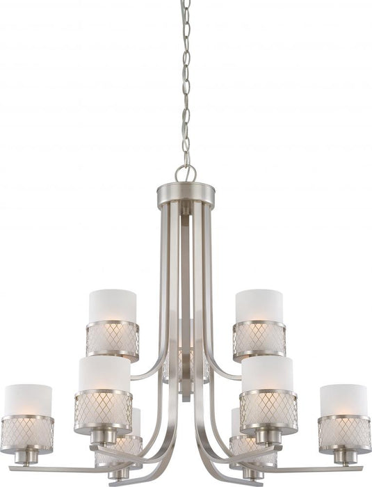 FUSION 9 LIGHT CHANDELIER