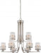 FUSION 9 LIGHT CHANDELIER