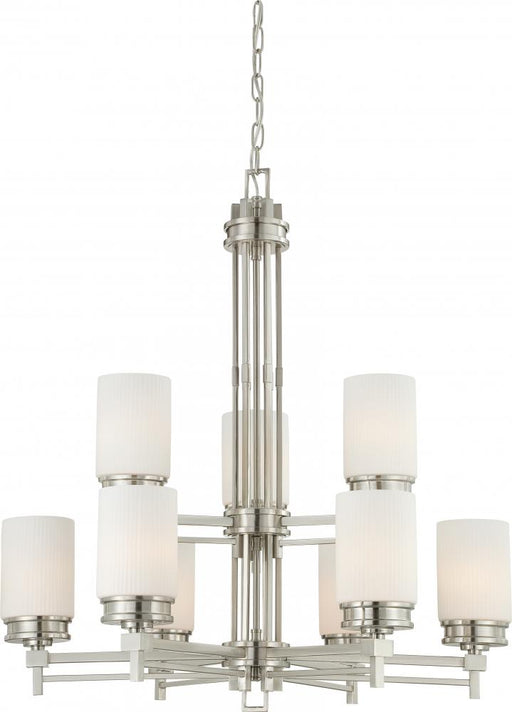 WRIGHT 9 LIGHT CHANDELIER