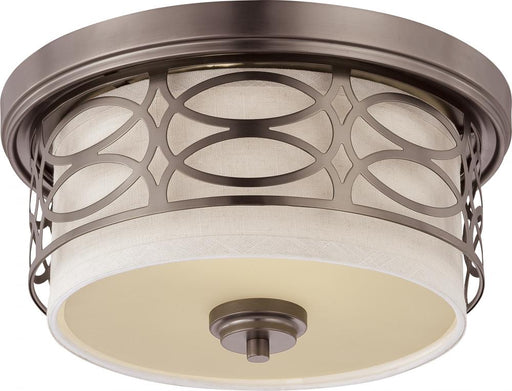 HARLOW 2 LIGHT FLUSH DOME