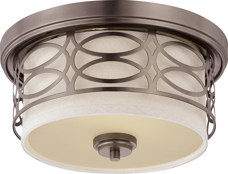 HARLOW 2 LIGHT FLUSH DOME