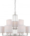 GEMINI 9 LIGHT CHANDELIER