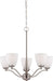 PATTON 5 LIGHT CHANDELIER/UP