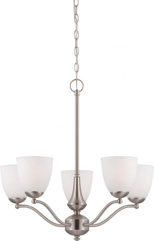 PATTON 5 LIGHT CHANDELIER/UP