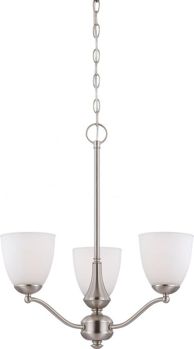 PATTON 3 LIGHT CHANDELIER/UP