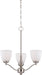 PATTON 3 LIGHT CHANDELIER/UP