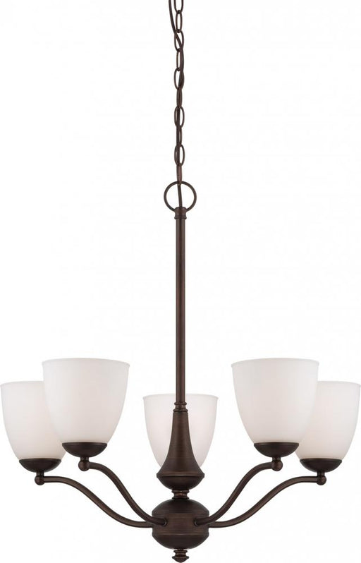 PATTON 5 LIGHT CHANDELIER/UP