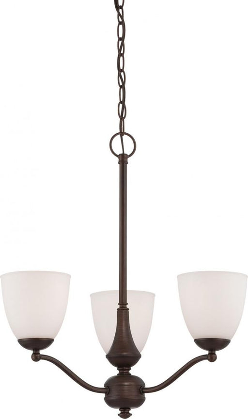 PATTON 3 LIGHT CHANDELIER/UP