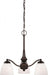 PATTON 3 LIGHT CHANDELIER/DOWN