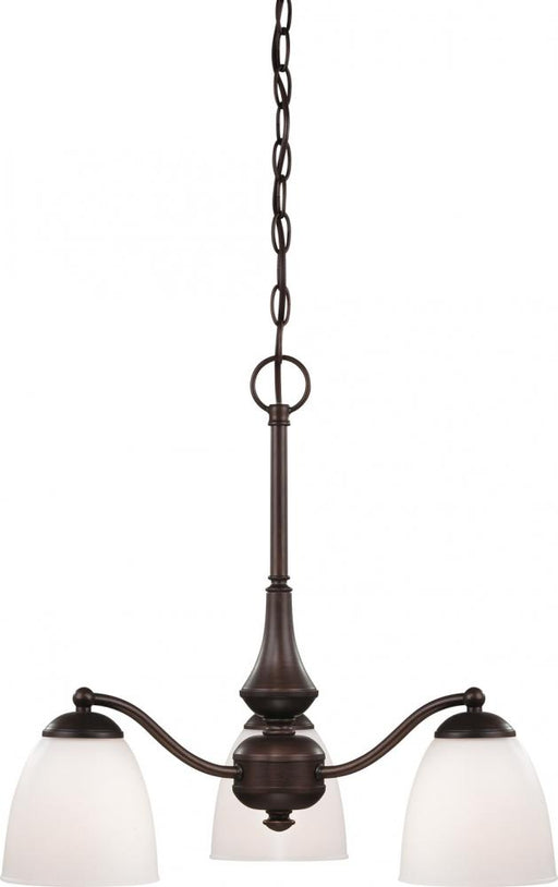 PATTON 3 LIGHT CHANDELIER/DOWN