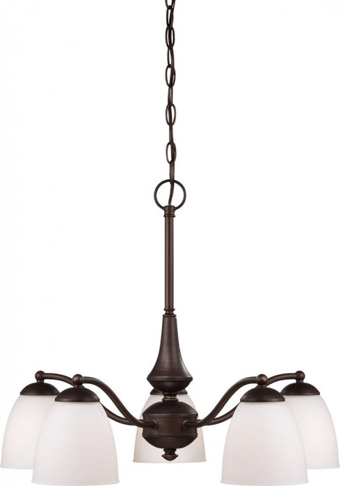 PATTON 5 LIGHT CHANDELIER/DOWN