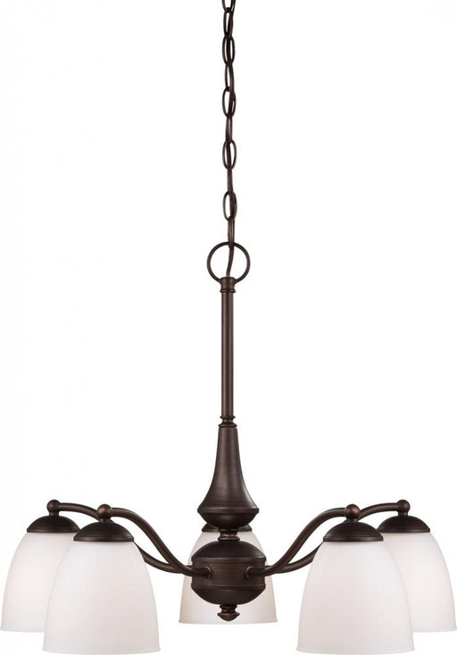 PATTON 5 LIGHT CHANDELIER/DOWN