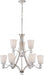 CONNIE 9 LT 2 TIER CHANDELIER