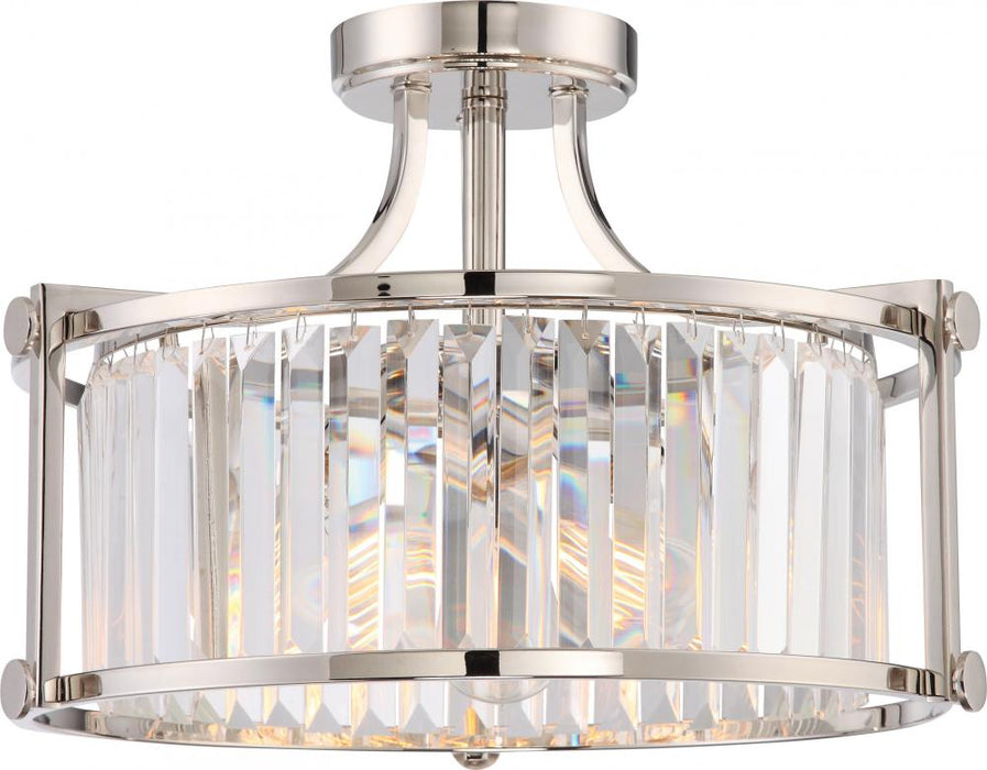 KRYS 3 LIGHT SEMI FLUSH