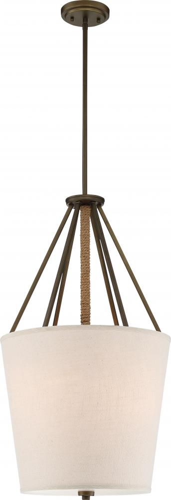 SENECA 3 LIGHT 17" PENDANT