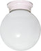 1 LIGHT 6" BALL FIXTURE