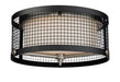 PRATT 3 LIGHT FLUSH MOUNT