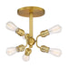 FARADAY 6 LIGHT SEMI FLUSH