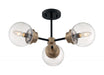 AXIS 3 LIGHT SEMI FLUSH