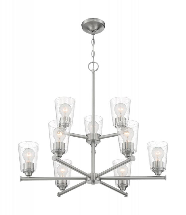 BRANSEL 9 LIGHT CHANDELIER