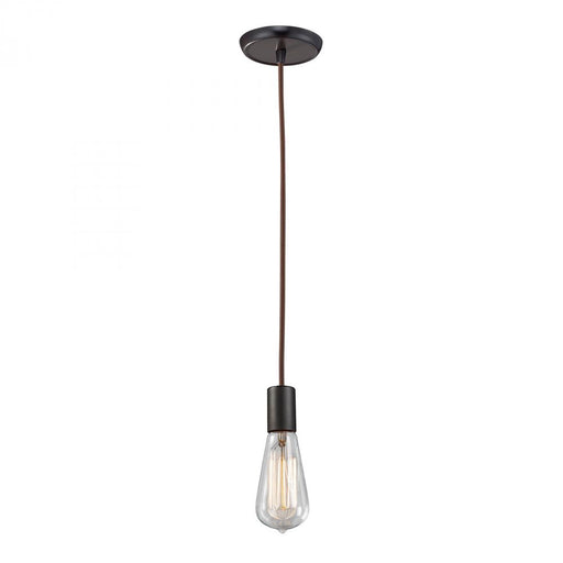 Menlow Park 1-Light Mini Pendant in Oiled Bronze