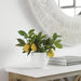 Uttermost Positano Lemon In White Pot