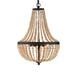 Rylee 3 Light Forged Bronze Chandelier