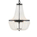 Rylee 3 Light Matte Black Chandelier