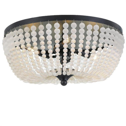 Rylee 4 Light Matte Black Ceiling Lamp