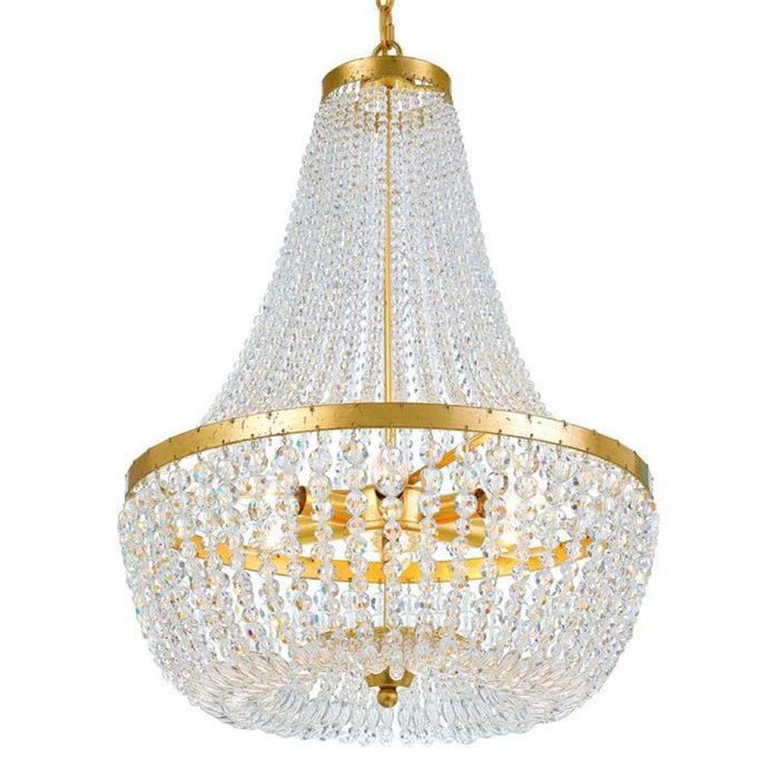 Rylee 6 Light Antique Gold Chandelier