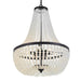 Rylee 6 Light Matte Black Chandelier