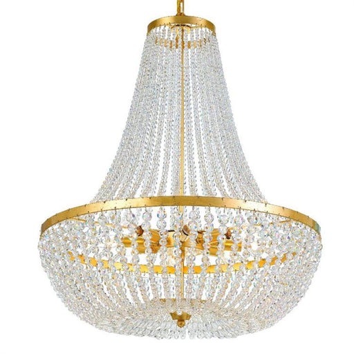 Rylee 8 Light Antique Gold Chandelier