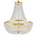 Rylee 8 Light Antique Gold Chandelier