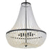 Rylee 8 Light Matte Black Chandelier