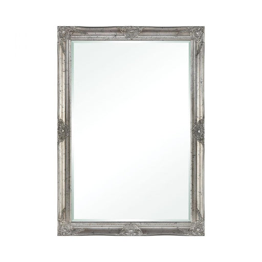 Williamsburg Mirror in Antique Silver