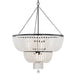 Rylee 12 Light Matte Black Chandelier