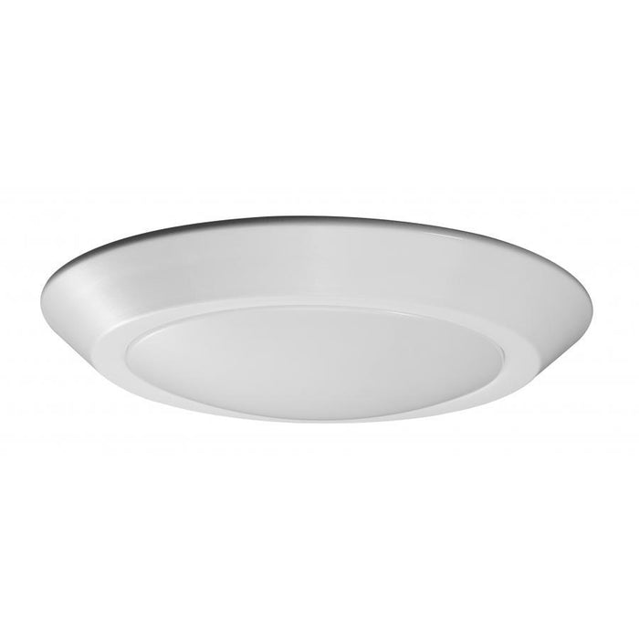 7" LED DISK LIGHT WHITE FINISH