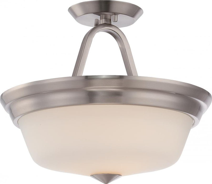 CALVIN 2 LT LED SEMI FLUSH