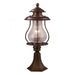 Wikshire 1-Light Outdoor Post Mount in Coffee Bronze