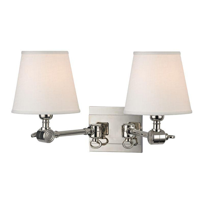 2 LIGHT WALL SCONCE