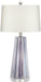 TL-Fluted iridescent glass lamp