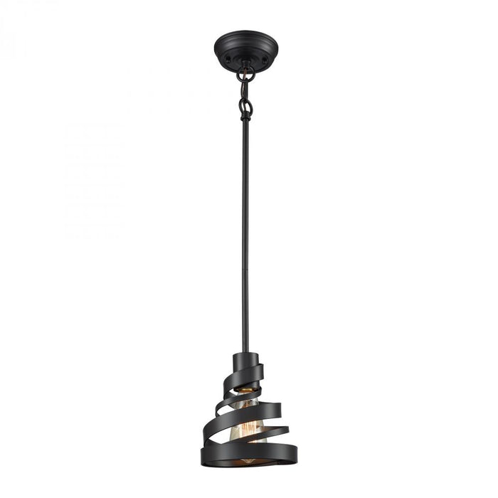 Zabrina 1-Light Mini Pendant in Oil Rubbed Bronze with Metal Shade