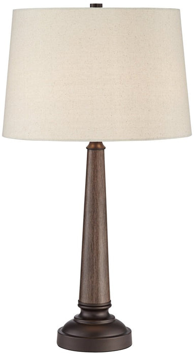 TL-Farmhouse wood and metal lamp