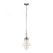 Gramercy 1-Light Mini Pendant in Polished Nickel with Clear Glass
