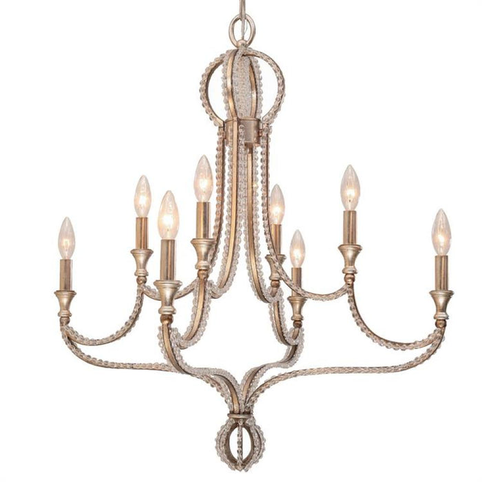 Garland 8 Light Crystal Bead Chandelier